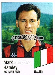 Sticker Mark Hareley - German Football Bundesliga 1986-1987 - Panini