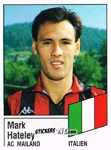 Cromo Mark Hareley - German Football Bundesliga 1986-1987 - Panini