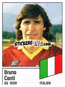 Sticker Bruno Conti - German Football Bundesliga 1986-1987 - Panini