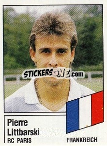 Cromo Pierre Littbarski - German Football Bundesliga 1986-1987 - Panini