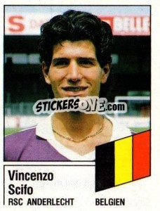 Cromo Vincenzo Scifo - German Football Bundesliga 1986-1987 - Panini