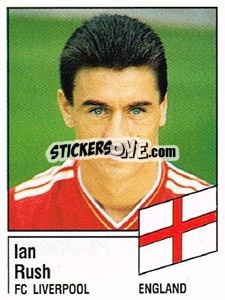 Sticker Ian Rush - German Football Bundesliga 1986-1987 - Panini