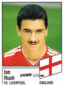 Sticker Ian Rush - German Football Bundesliga 1986-1987 - Panini