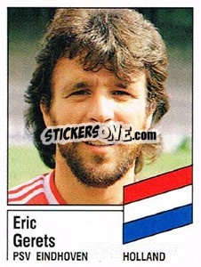 Cromo Eric Gerets - German Football Bundesliga 1986-1987 - Panini