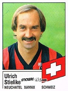 Cromo Ulrich Stielike - German Football Bundesliga 1986-1987 - Panini