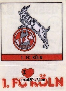Sticker Wappen - German Football Bundesliga 1986-1987 n. W11 - Panini