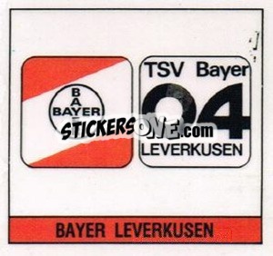 Sticker Wappen - German Football Bundesliga 1986-1987 - Panini
