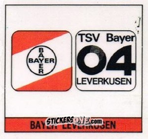 Sticker Wappen - German Football Bundesliga 1986-1987 - Panini