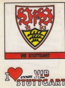 Sticker Wappen - German Football Bundesliga 1986-1987 n. W17 - Panini