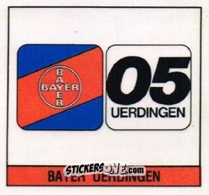 Figurina Wappen - German Football Bundesliga 1986-1987 - Panini