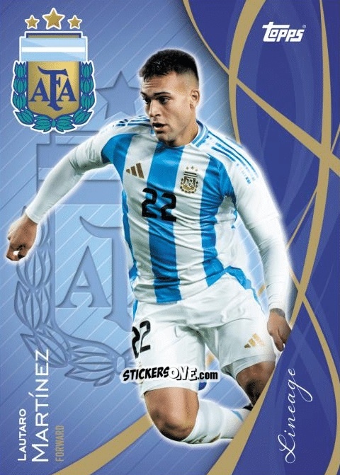 Cromo Lautaro Martínez - Argentina 2024 Lineage n. 24 - Topps