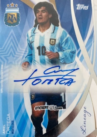 Cromo Ariel Ortega - Argentina 2024 Lineage n. A22 - Topps