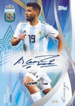 Figurina Sergio Agüero - Argentina 2024 Lineage n. A33 - Topps