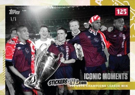 Cromo 1995 Uefa Champions League Win -  AFC Ajax 125th Anniversary
 n. AJAX - Topps