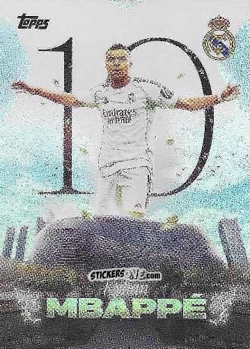 Figurina Kylian Mbappé - Los Blancos Real Madrid 2025-2026
 n. MB-1 - Topps