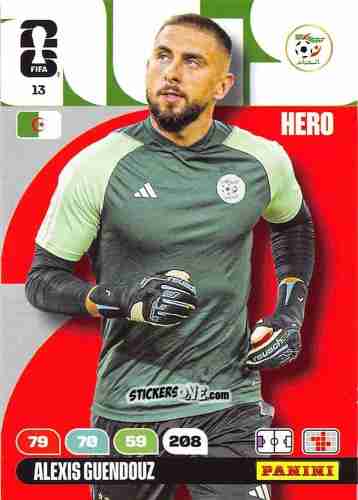 Sticker Alexis Guendouz - FIFA World Cup 2026. Adrenalyn XL
 n. 13 - Panini