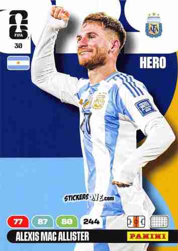 Figurina Alexis Mac Allister - FIFA World Cup 2026. Adrenalyn XL
 n. 30 - Panini