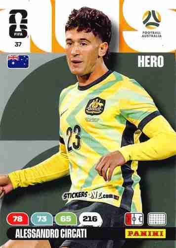 Sticker Alessandro Circati - FIFA World Cup 2026. Adrenalyn XL
 n. 37 - Panini