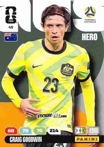 Sticker Craig Goodwin - FIFA World Cup 2026. Adrenalyn XL
 n. 45 - Panini