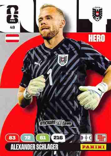 Sticker Alexander Schlager - FIFA World Cup 2026. Adrenalyn XL
 n. 49 - Panini