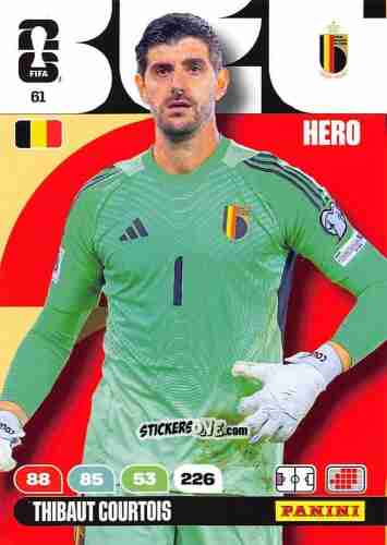 Figurina Thibaut Courtois - FIFA World Cup 2026. Adrenalyn XL
 n. 61 - Panini