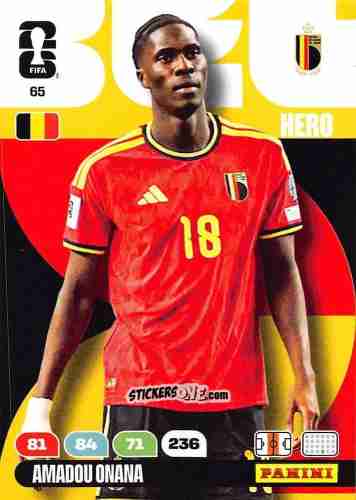Figurina Amadou Doku - FIFA World Cup 2026. Adrenalyn XL
 n. 65 - Panini