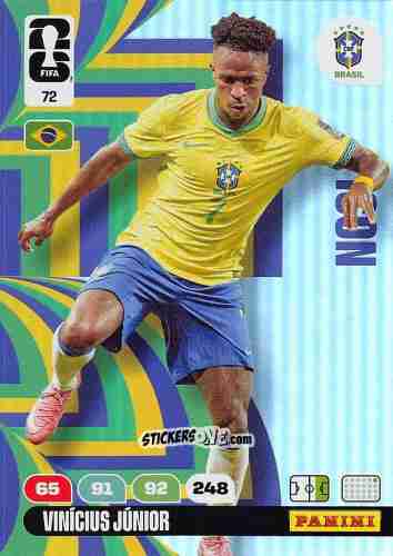 Cromo Vinicius Junior - FIFA World Cup 2026. Adrenalyn XL
 n. 72 - Panini