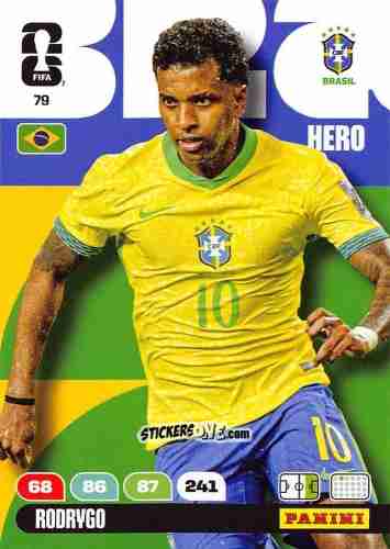 Cromo Rodrygo - FIFA World Cup 2026. Adrenalyn XL
 n. 79 - Panini