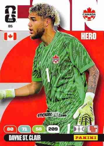 Figurina Dayne St. Clair - FIFA World Cup 2026. Adrenalyn XL
 n. 85 - Panini