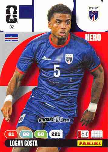 Figurina Logan Costa - FIFA World Cup 2026. Adrenalyn XL
 n. 97 - Panini