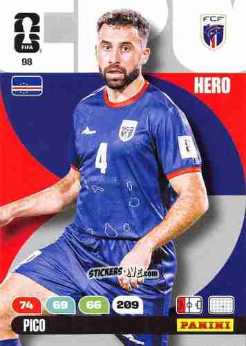 Figurina Pico - FIFA World Cup 2026. Adrenalyn XL
 n. 98 - Panini