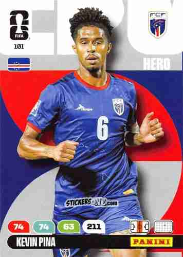 Figurina Kevin Pina - FIFA World Cup 2026. Adrenalyn XL
 n. 101 - Panini