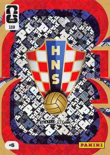 Figurina Team Crest - FIFA World Cup 2026. Adrenalyn XL
 n. 119 - Panini