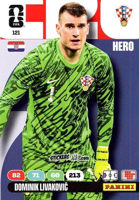 Sticker Dominik Livakovic - FIFA World Cup 2026. Adrenalyn XL
 n. 121 - Panini