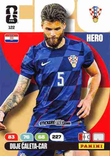 Sticker Duje Caleta-Car - FIFA World Cup 2026. Adrenalyn XL
 n. 122 - Panini