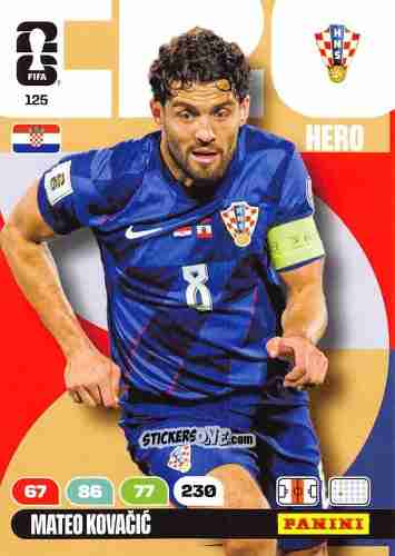 Sticker Mateo Kovacic - FIFA World Cup 2026. Adrenalyn XL
 n. 125 - Panini