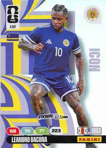 Cromo Leandro Bacuna - FIFA World Cup 2026. Adrenalyn XL
 n. 132 - Panini