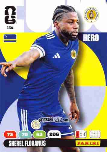 Cromo Sherel Floranus - FIFA World Cup 2026. Adrenalyn XL
 n. 134 - Panini