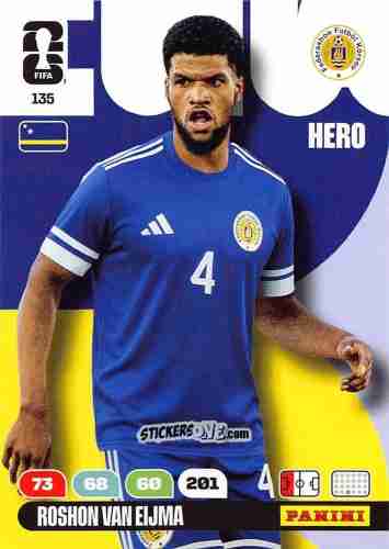 Figurina Roshon Van Eijma - FIFA World Cup 2026. Adrenalyn XL
 n. 135 - Panini