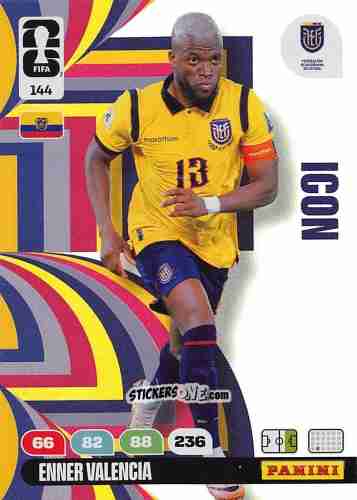 Cromo Enner Valencia - FIFA World Cup 2026. Adrenalyn XL
 n. 144 - Panini