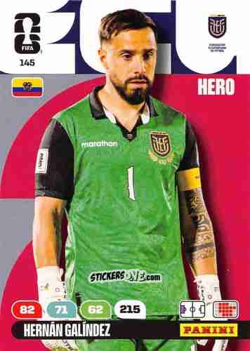 Sticker Hernan Galindez - FIFA World Cup 2026. Adrenalyn XL
 n. 145 - Panini