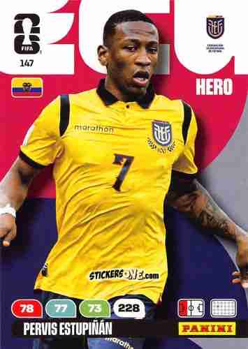 Figurina Pervis Estupinan - FIFA World Cup 2026. Adrenalyn XL
 n. 147 - Panini