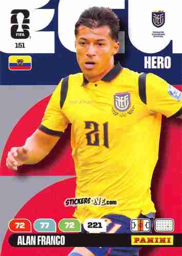 Sticker Alan Franco - FIFA World Cup 2026. Adrenalyn XL
 n. 151 - Panini