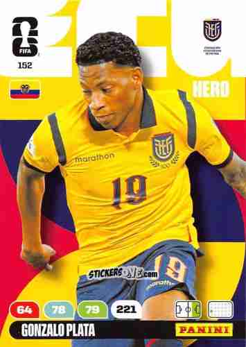 Figurina Gonzalo Plata - FIFA World Cup 2026. Adrenalyn XL
 n. 152 - Panini