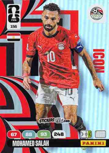 Sticker Mohamed Salah - FIFA World Cup 2026. Adrenalyn XL
 n. 156 - Panini