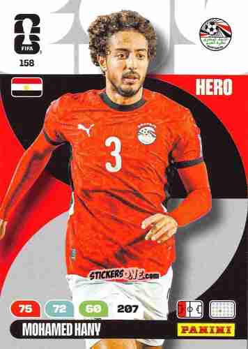 Cromo Mohamed Hany - FIFA World Cup 2026. Adrenalyn XL
 n. 158 - Panini