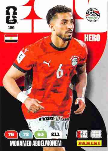 Cromo Mohamed Abdelmonem - FIFA World Cup 2026. Adrenalyn XL
 n. 159 - Panini