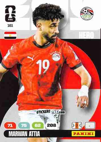 Cromo Marwan Attia - FIFA World Cup 2026. Adrenalyn XL
 n. 161 - Panini