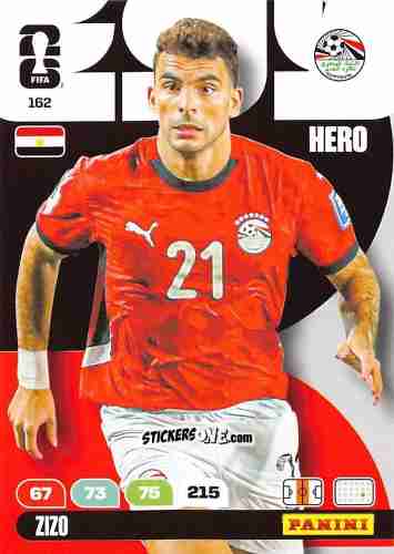 Sticker Zizo - FIFA World Cup 2026. Adrenalyn XL
 n. 162 - Panini