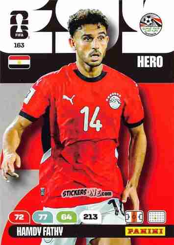 Cromo Hamdy Fathy - FIFA World Cup 2026. Adrenalyn XL
 n. 163 - Panini